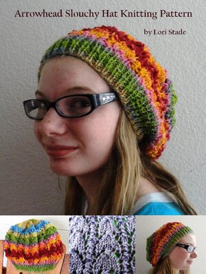 cover image of Arrowhead Slouchy Hat Knitting Pattern